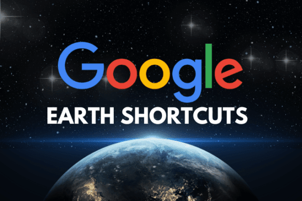 google earth shortcuts