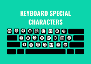 keyboard special characters
