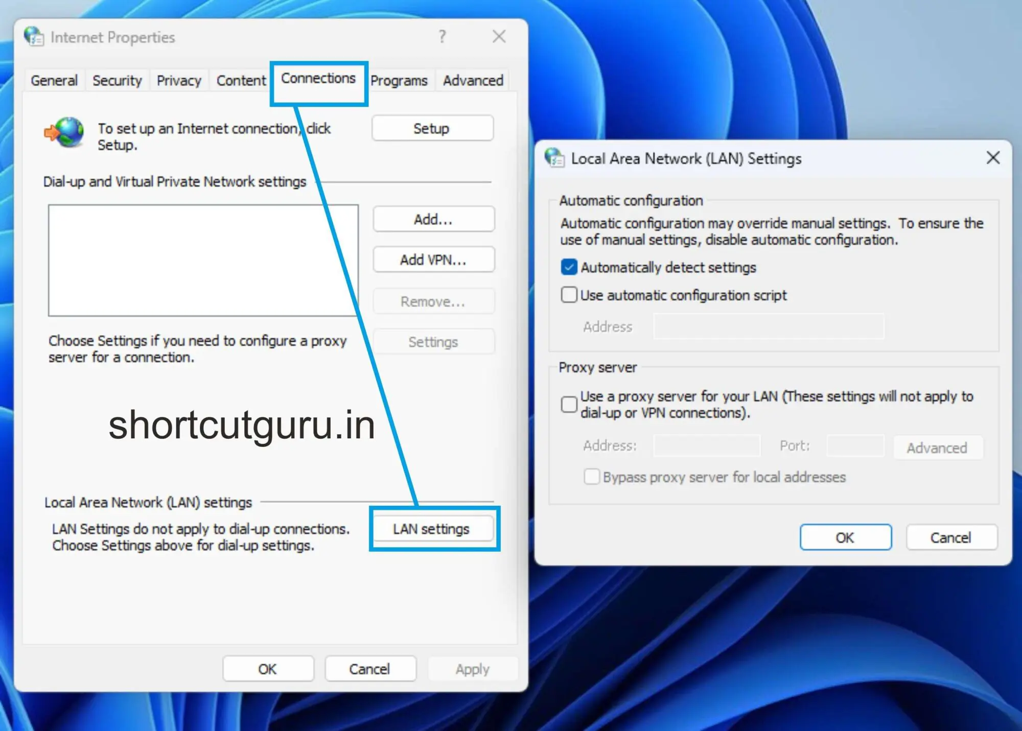 Mastering VPN Connection Fixes for Google Chrome: 9 Step-by-Step Guide 6 Lan Setting