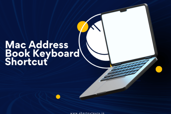 Mac Address Book Keyboard Shortcuts