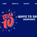 top 10 ways to save pages