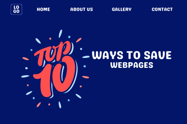 top 10 ways to save pages