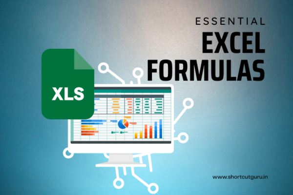 essential excel formulas shortcuts
