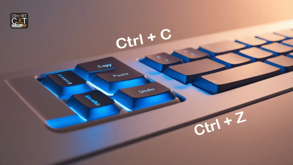 Visual representation of command execution shortcuts like Ctrl + C and Ctrl + Z