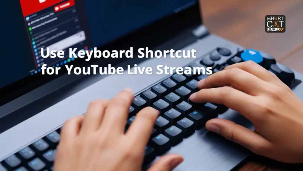 How to Use Keyboard Shortcut for YouTube Live Streams