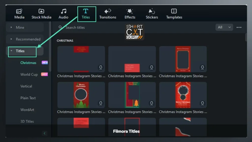 Basic Editing Filmora keyboard shortcuts