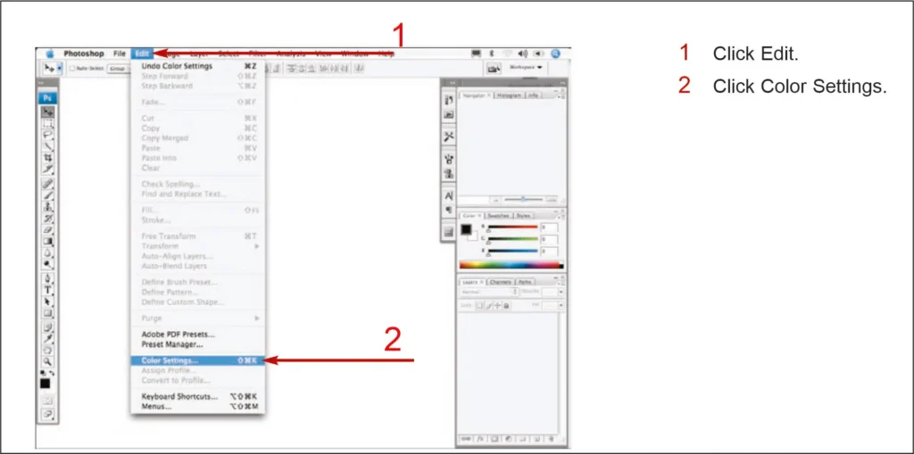 Adobe Photoshop Color Settings-image1