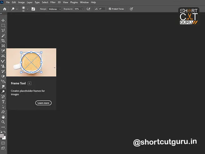 Frame Tool Photoshop tutorial