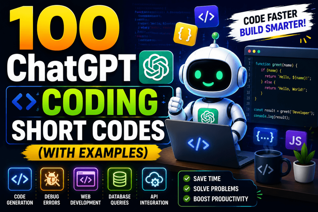 ChatGPT Coding Short Codes
