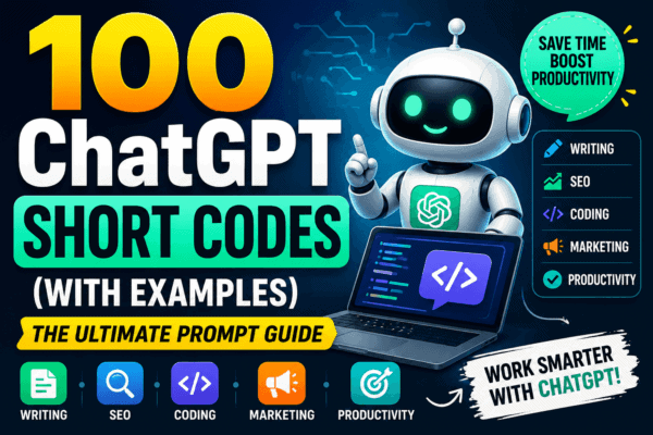150 ChatGPT Short Codes List (With Examples)–Complete Guide 2026